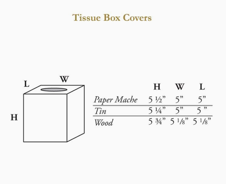 Marye Kelley Tan Antelope Tissue Box Cover
