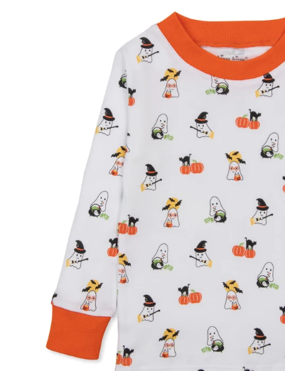 Kissy Kissy Pajama Snug Set in Halloween Ghosts