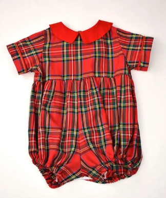 Funtasia Too Carter Bubble in Christmas Plaid