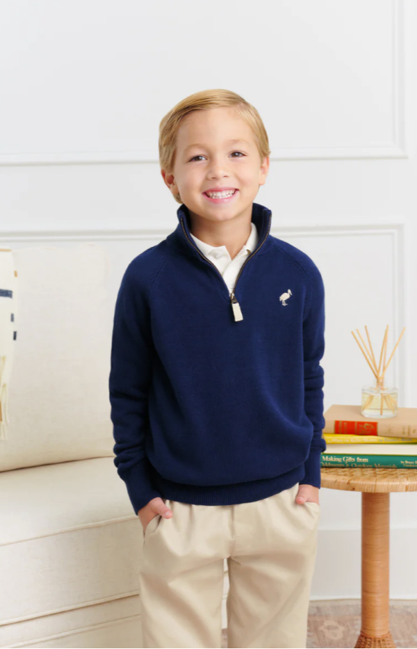The Beaufort Bonnet Company Hayden Half Zip Sweater