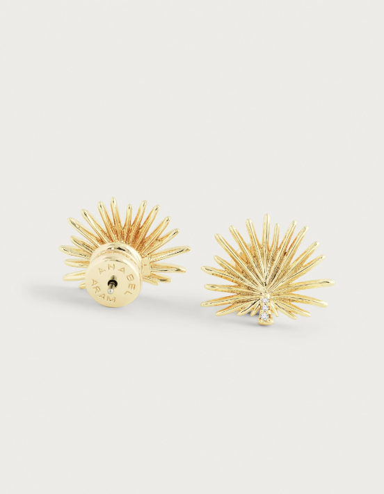 Anabel Aram Palm Stud Earrings