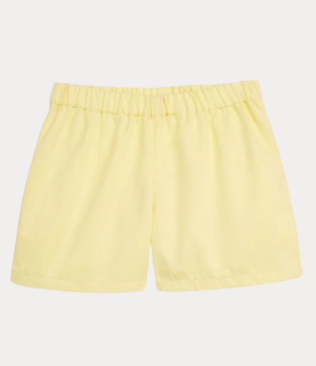 Little English: Basic Short in Yellow Twill | ORG $34