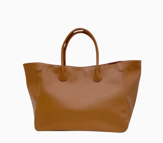 Malibu Sugar: Madison Faux Leather Tote