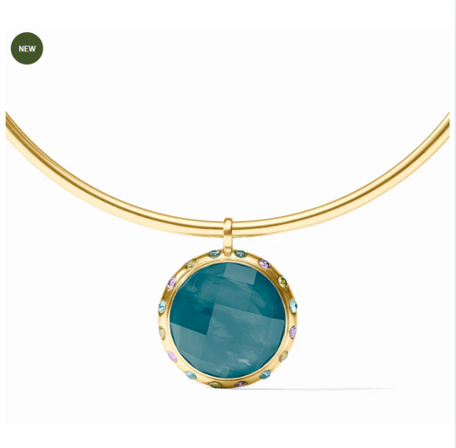 Julie Vos: Statement Necklace - Rainbow