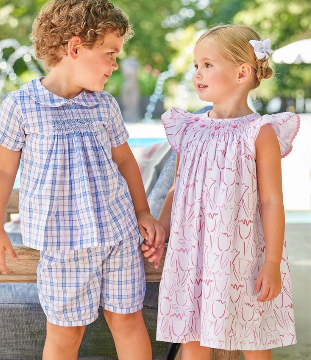 Little English Bishop Dress in Albany Floral