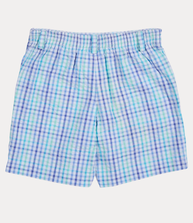 Florence Eiseman Plaid Seersucker Short