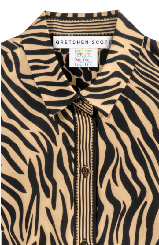 Gretchen Scott: Boyfriend Shirt - Animal Instincts