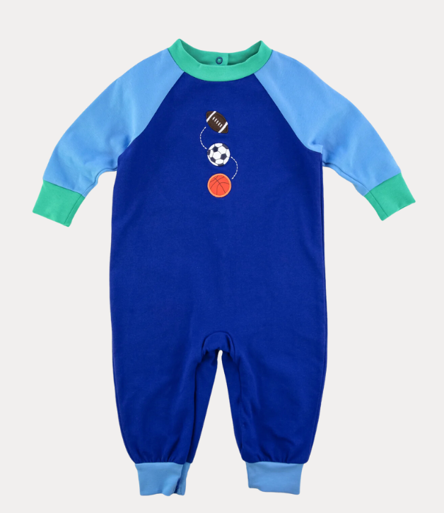 Florence Eiseman Knit Longall with Sports Balls