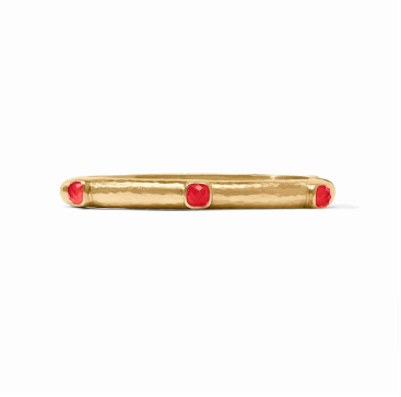 Julie Vos: Hinge Bangle - Catalina - GLD/STR