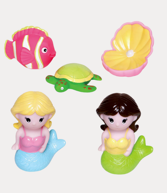 Mermaid Party Squirtie Bath Toys