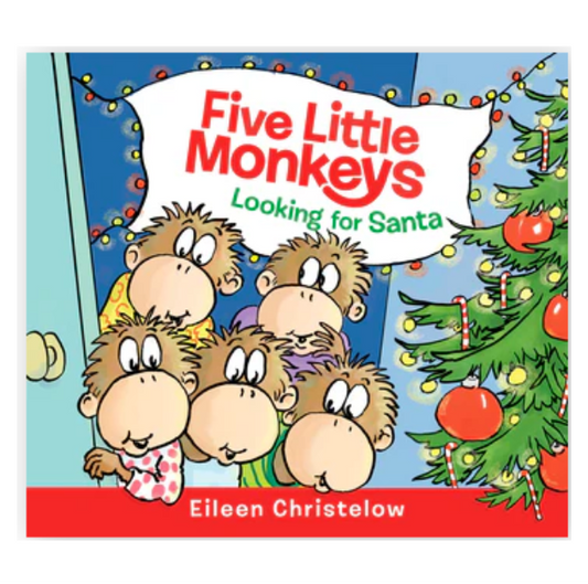 Five Little Monkeys Looking for Santa Board Book