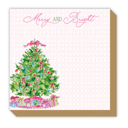 Rosanne Beck: Notepad - Merry & Bright Tree