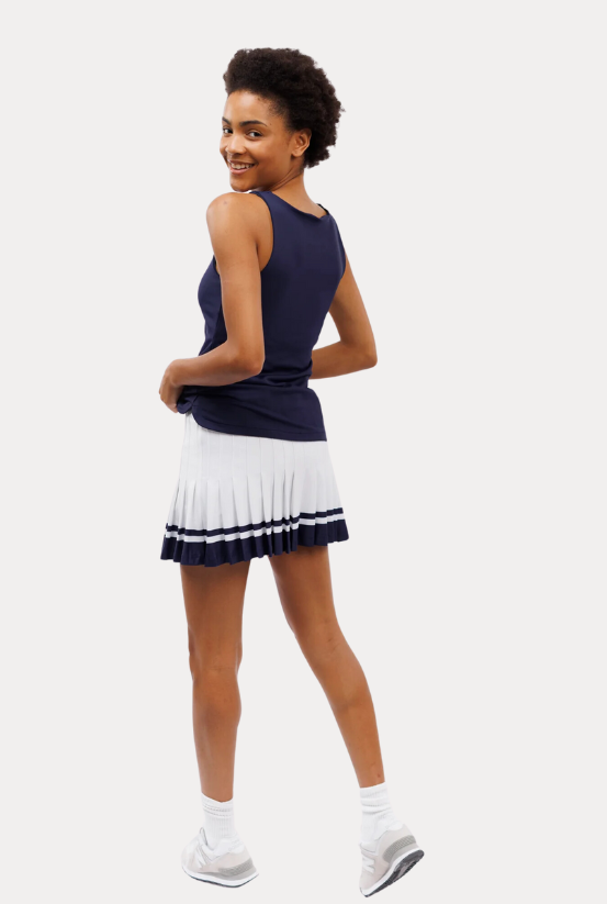 Smith & Quinn Gwen Skort in White/Navy
