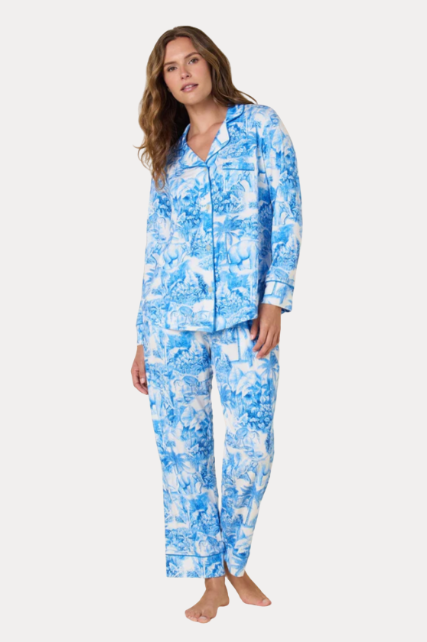 Cat's Pajamas: Pima Knit Long-Sleeved Pajama (Choose your Print!)