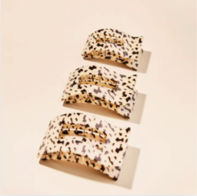 Teleties: Flat Rectangle Hair Clip (Sizes Available)