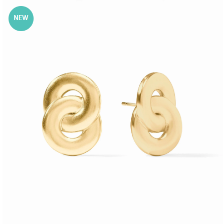 Julie Vos: Infinty Earring - GLD