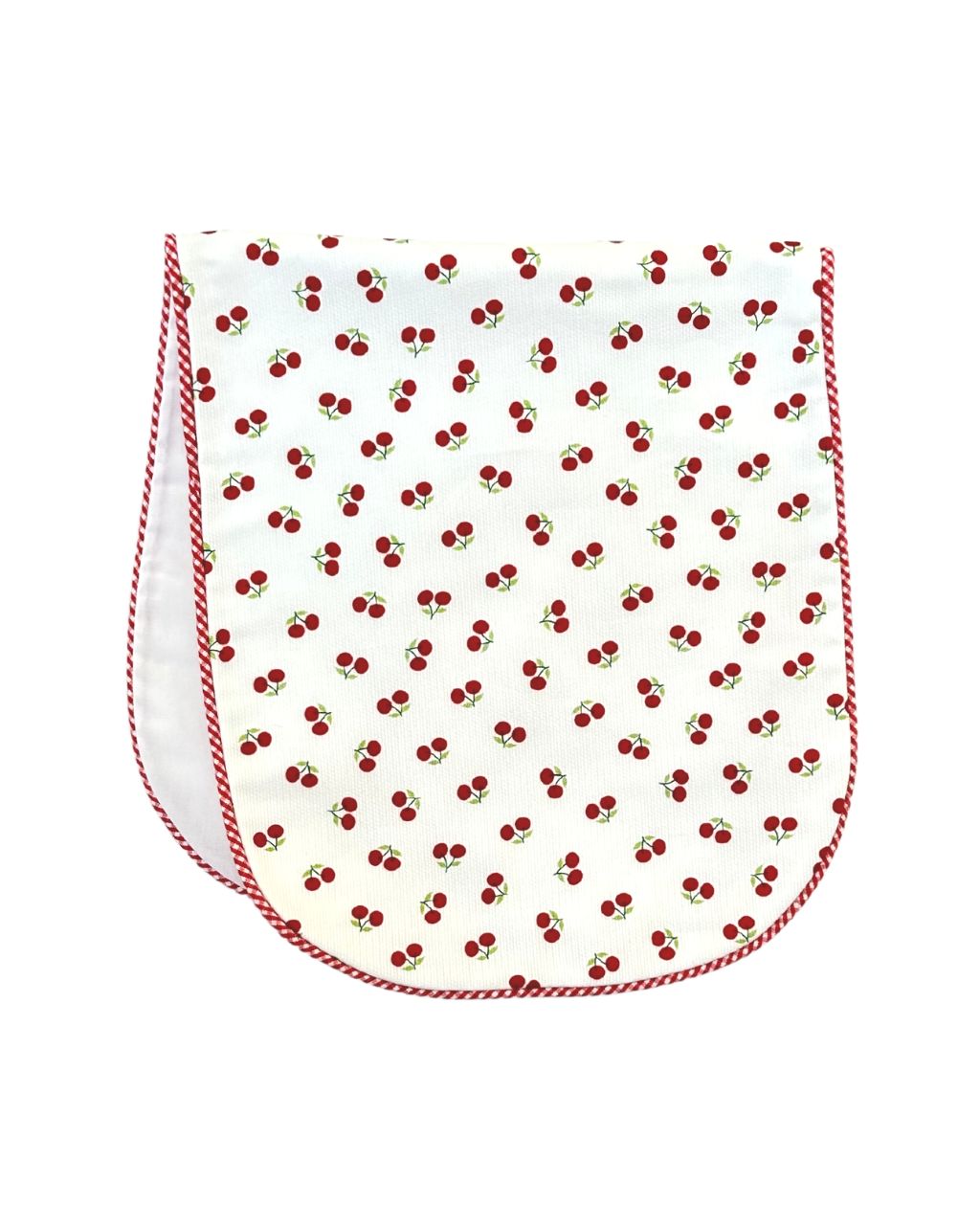 Cherry Bib/Burp Set