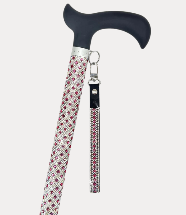 Jacqueline Kent Chocolate Rose Collection Pink/Silver Sugar Cane