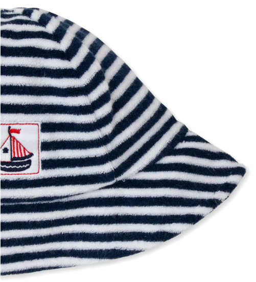 Kissy Kissy Summer Regatta Striped Sunhat
