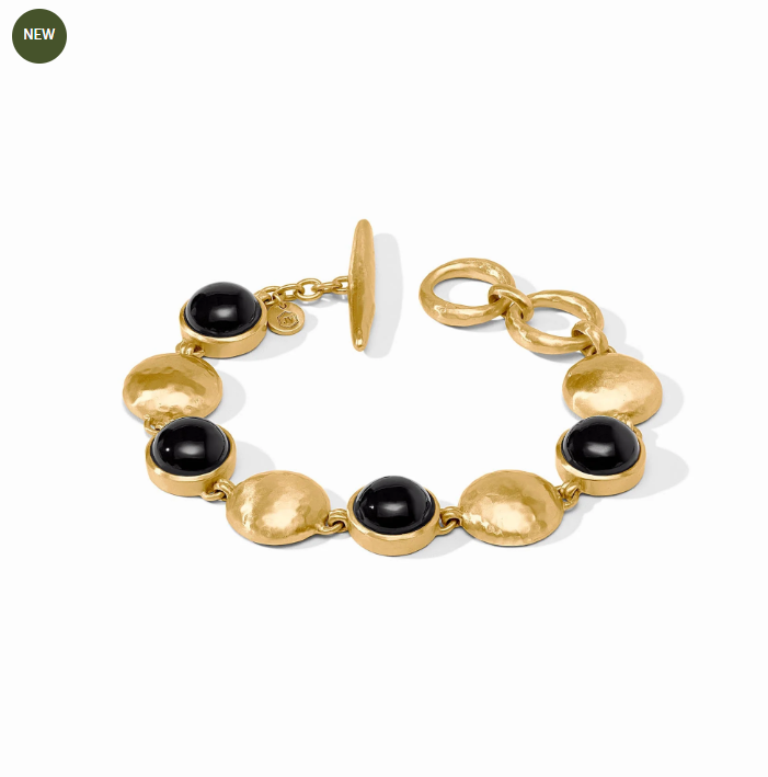 Julie Vos: Bracelet -Solara Stone -BLK