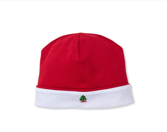 Kissy Kissy: Classic Treasures Christmas Tree Cap- Red