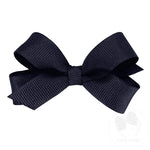 Load image into Gallery viewer, Wee Ones Tiny Classic Grosgrain Bow in Navy
