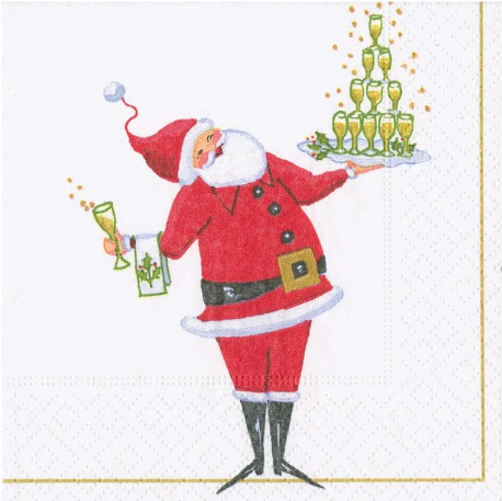 Caspari: Christmas Cocktail Napkins Assortment