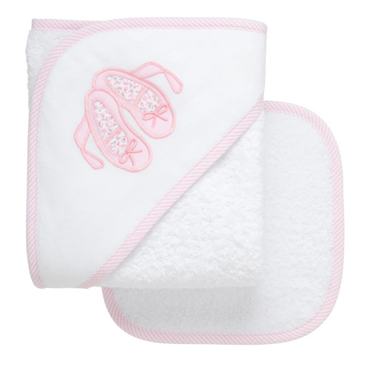 3 Marthas Towel/Washcloth Set in Ballet