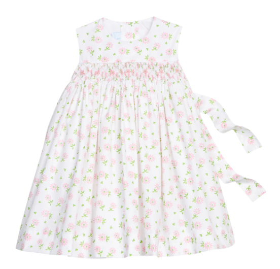 Little English Simply Smocked Dress in Merriweather Floral