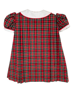 Cherry Dress in Red & Green Plaid: Made-to-Order