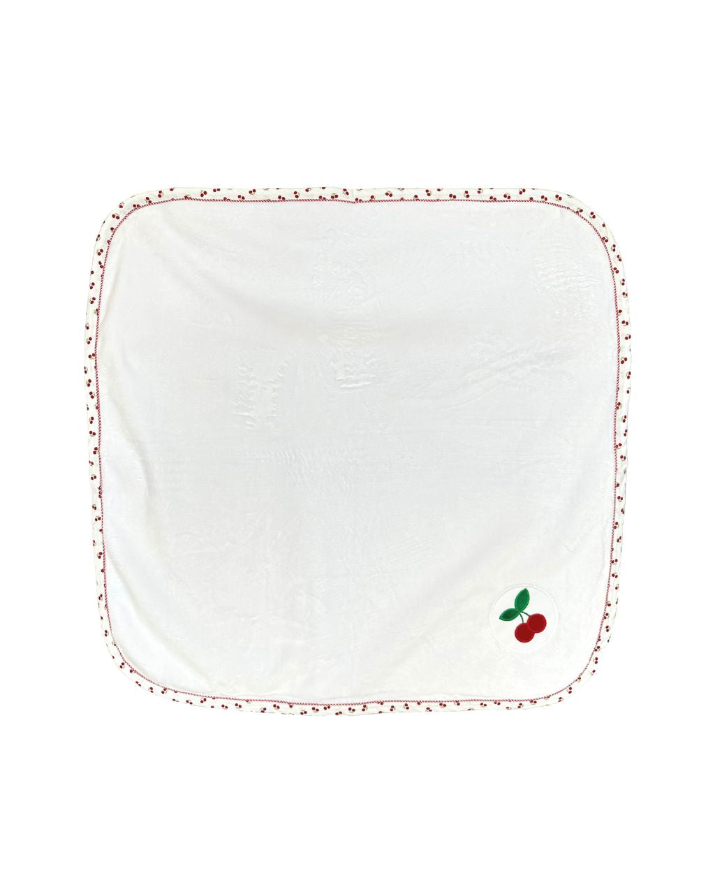 Plush Cherry Baby Blanket