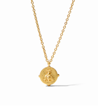 Julie Vos: Solitaire Necklace - Honeybee - IRD/STW