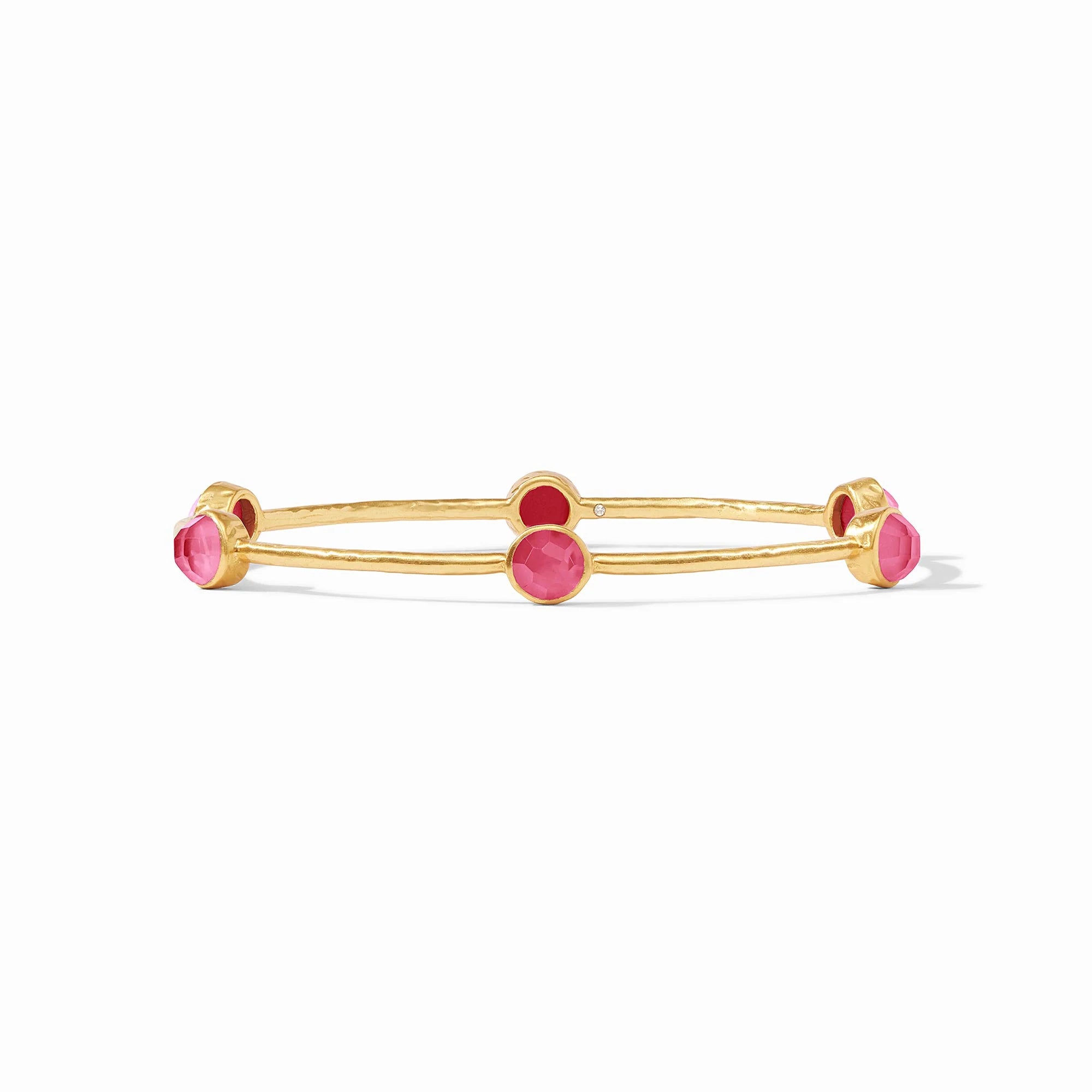 Julie Vos Milano Luxe Bangle in Iridescent Raspberry