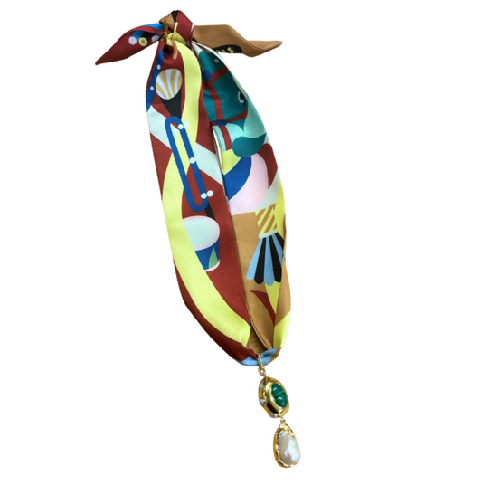 Knotty Bling: Scarf Necklace (Choose your style)