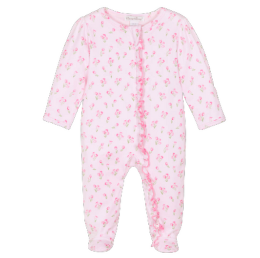 Kissy Kissy:  Footie w/ Zip  - Timeless Tulips