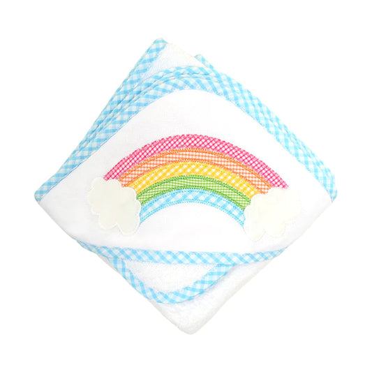 3 Martha's Rainbow Hooded Towel Set