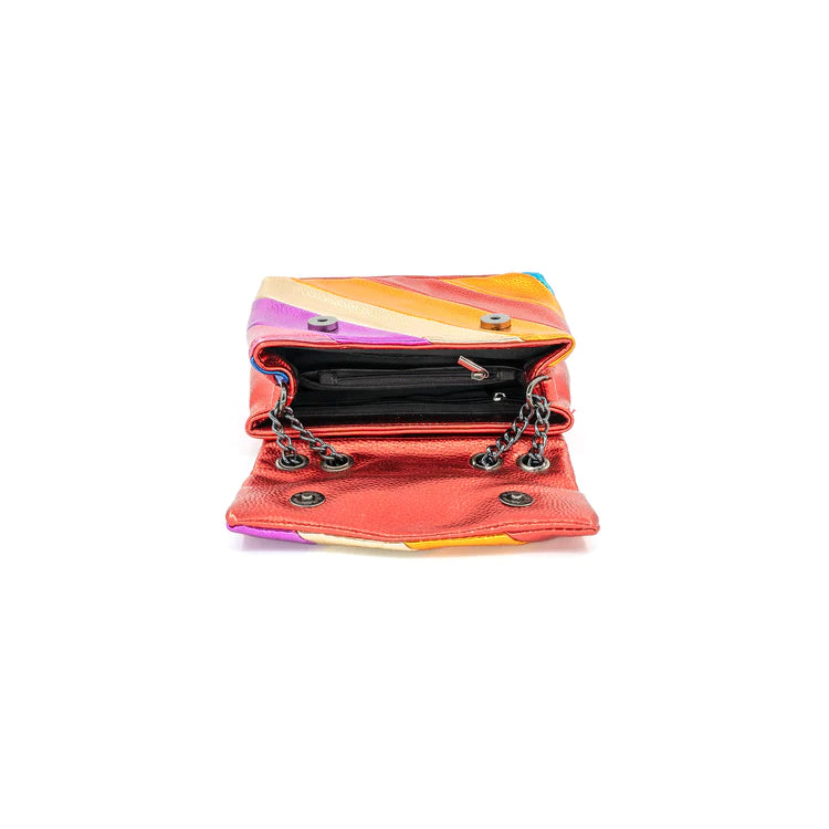 BC Handbag Rainbow Bag in Red Stripe