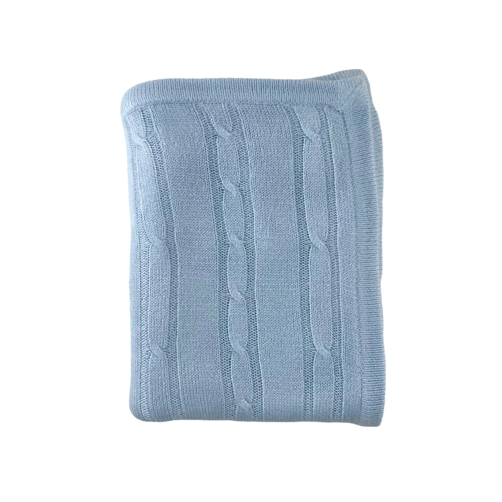 A Soft Idea Cashmere-Like Blanket in Blue