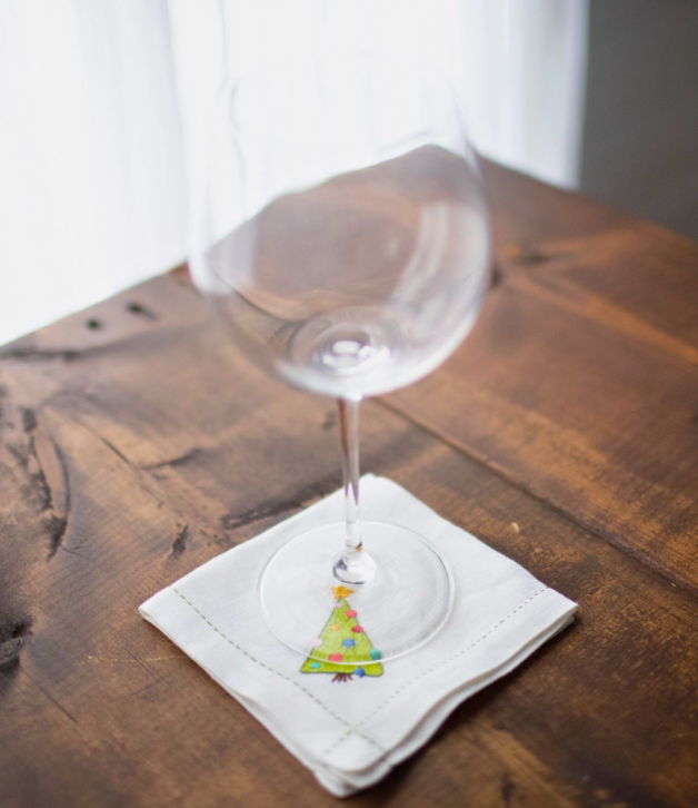 Maison d'Haiti Christmas Tree Cocktail Napkins