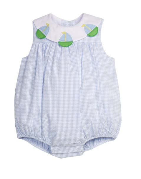 Little English Bib Bubble in Sailboats