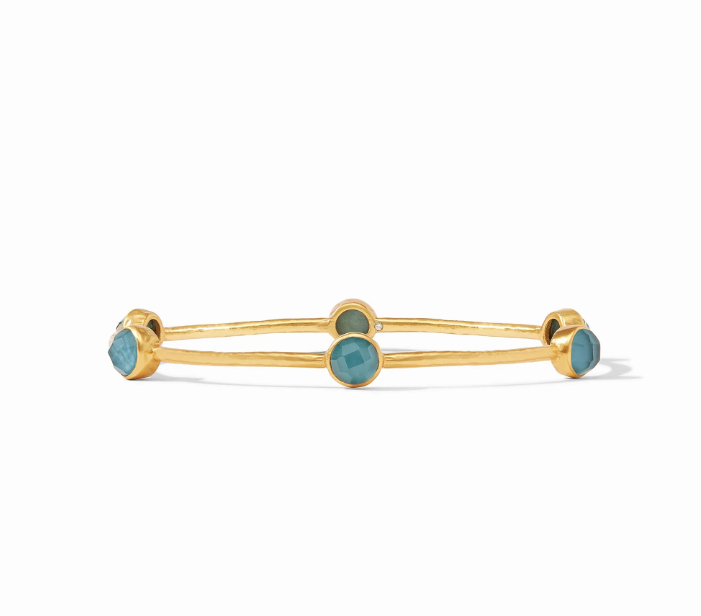 Julie Vos:Luxe Bangle - Iridescent Montana Blue 