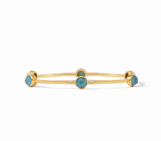 Julie Vos:Luxe Bangle - Iridescent Montana Blue 