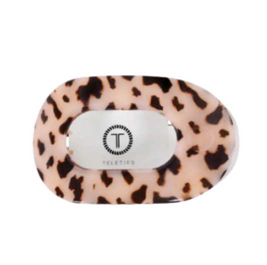 Teleties: Round Flat Hair Clip - Blonde Tort (Sizes Available)