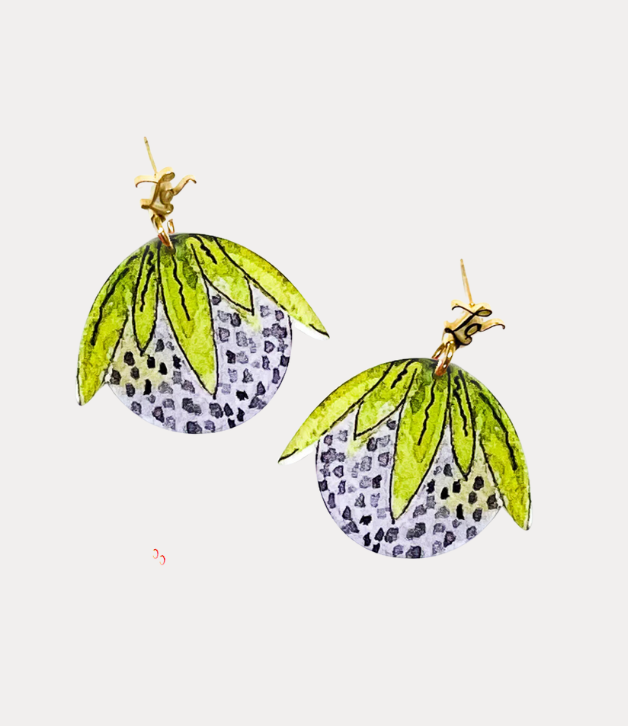Lo in London Nora Logo Earrings