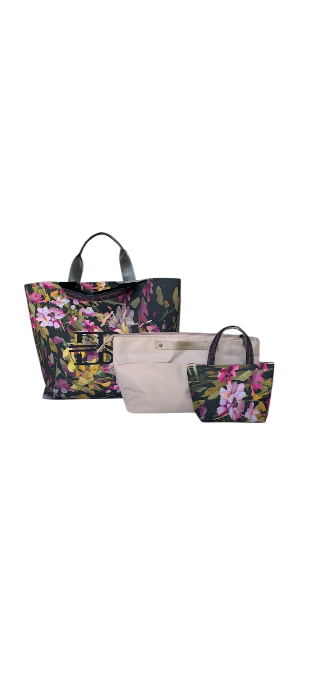HANDMADE ESTELA ROSSO 3 PC TOTE BAG