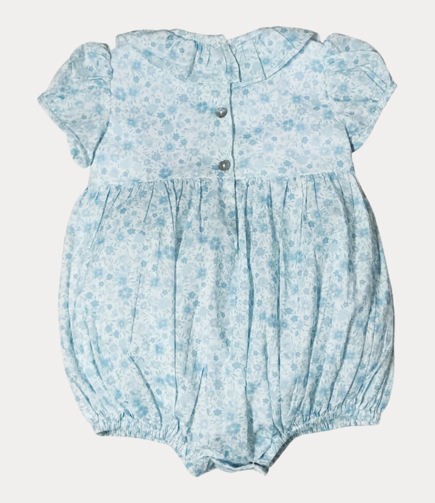 Marco & Lizzy "Carly & Ronnie" Smocked Baby Girl Bubble