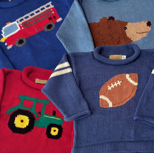 Claver: Boys Roll Sweaters