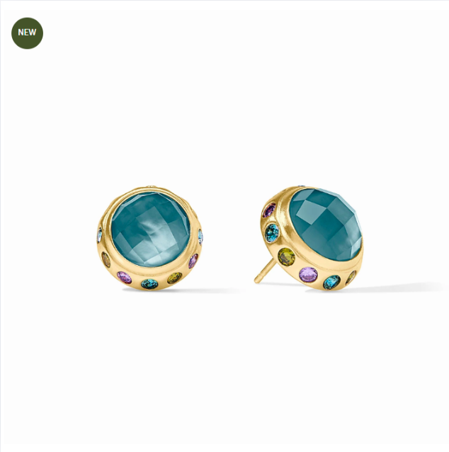 Julie Vos: Stud Earrings - Rainbow (Multiple Colors Available)