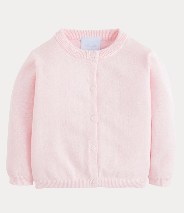 Little English Essential Cardigan - Light Pink