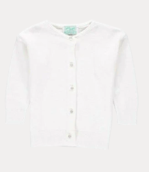 Julius Berger Cotton Cashmere Cardigan in White